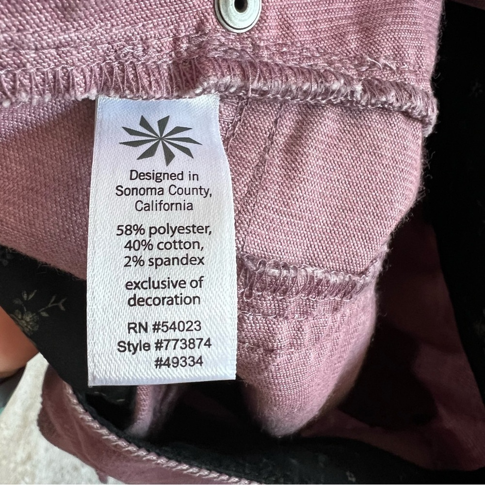 Athleta Ridge Corduroy Mini Skirt Lilac Purple Womens Size 2 - Picture 6 of 7
